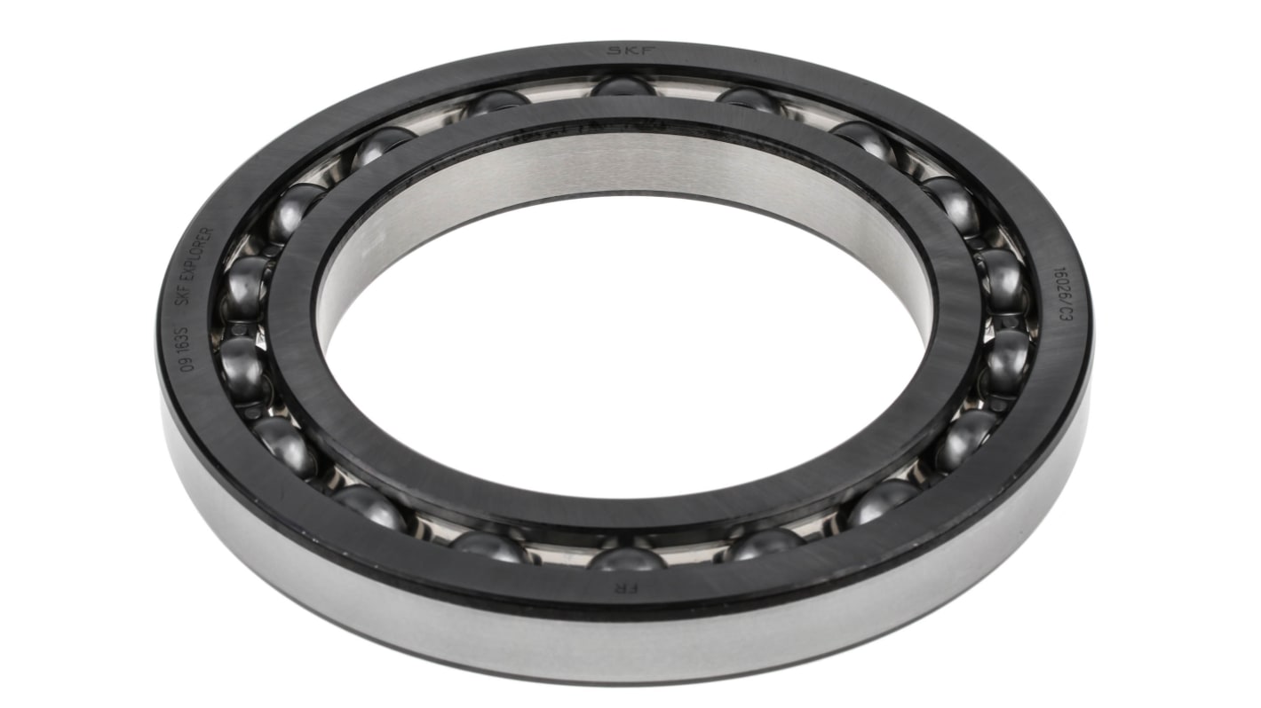 SKF 16026/C3 Single Row Deep Groove Ball Bearing- Open Type 130mm I.D, 200mm O.D