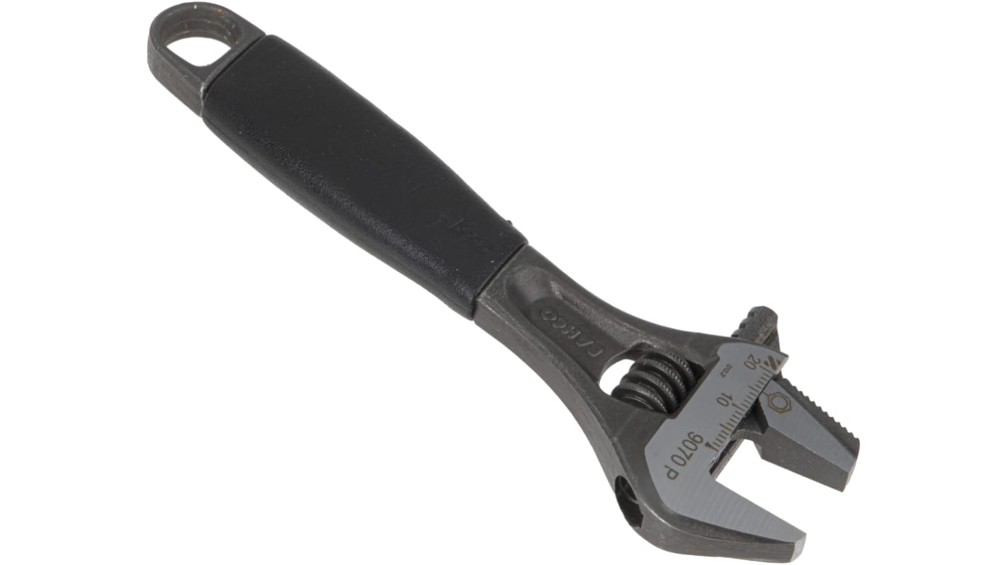 Bahco Adjustable Spanner, 158 mm Overall, 21mm Jaw Capacity, Plastic Handle