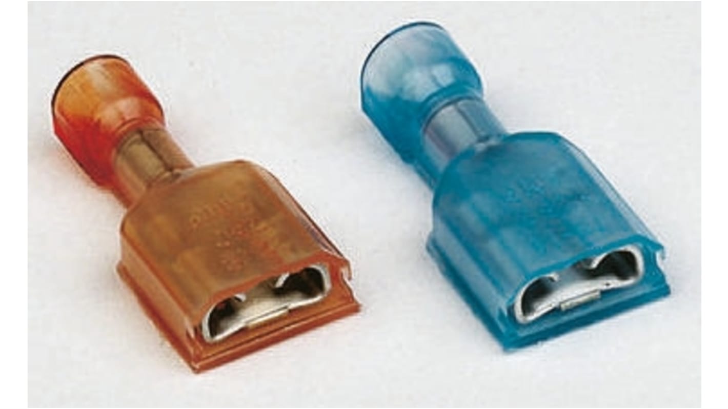 TE Connectivity Uninsulated Female Crimp Quick Disconnect Terminal, 2.41 x 2.41mm Tab Size