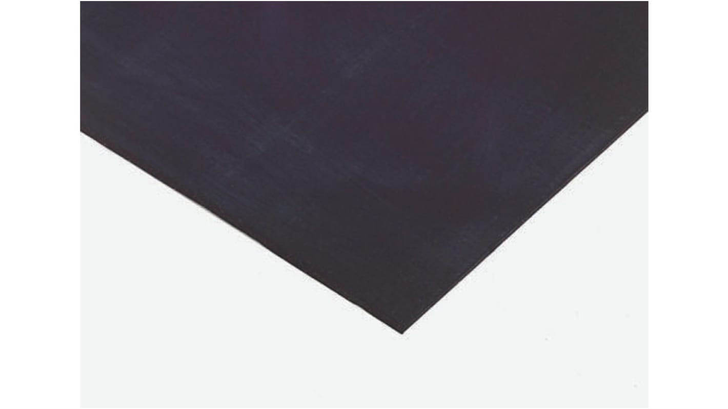 RS PRO Black Rubber Sheet, 1m x 1.2m x 12mm