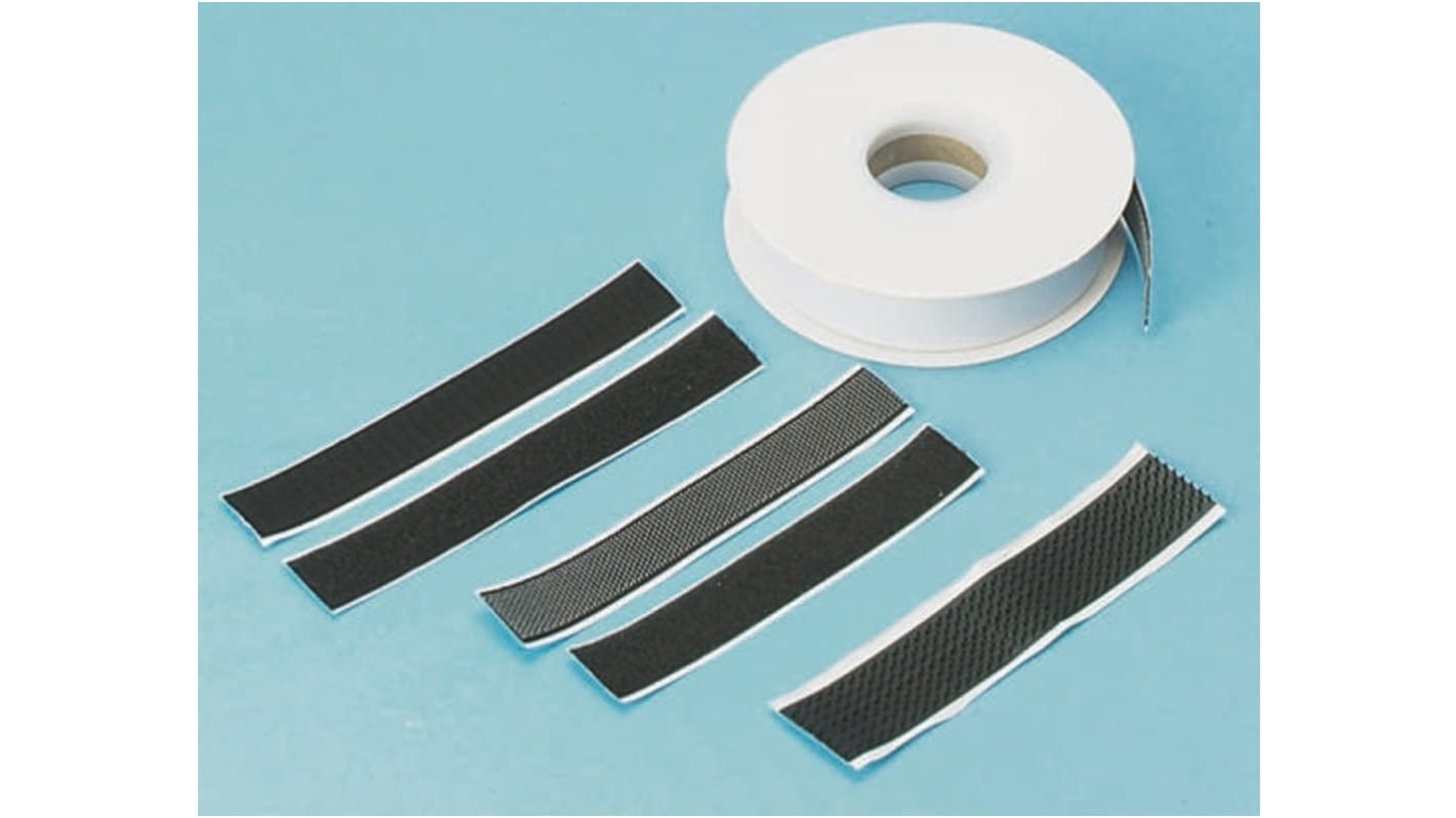 Velcro Black Hook Tape, 20mm x 5m