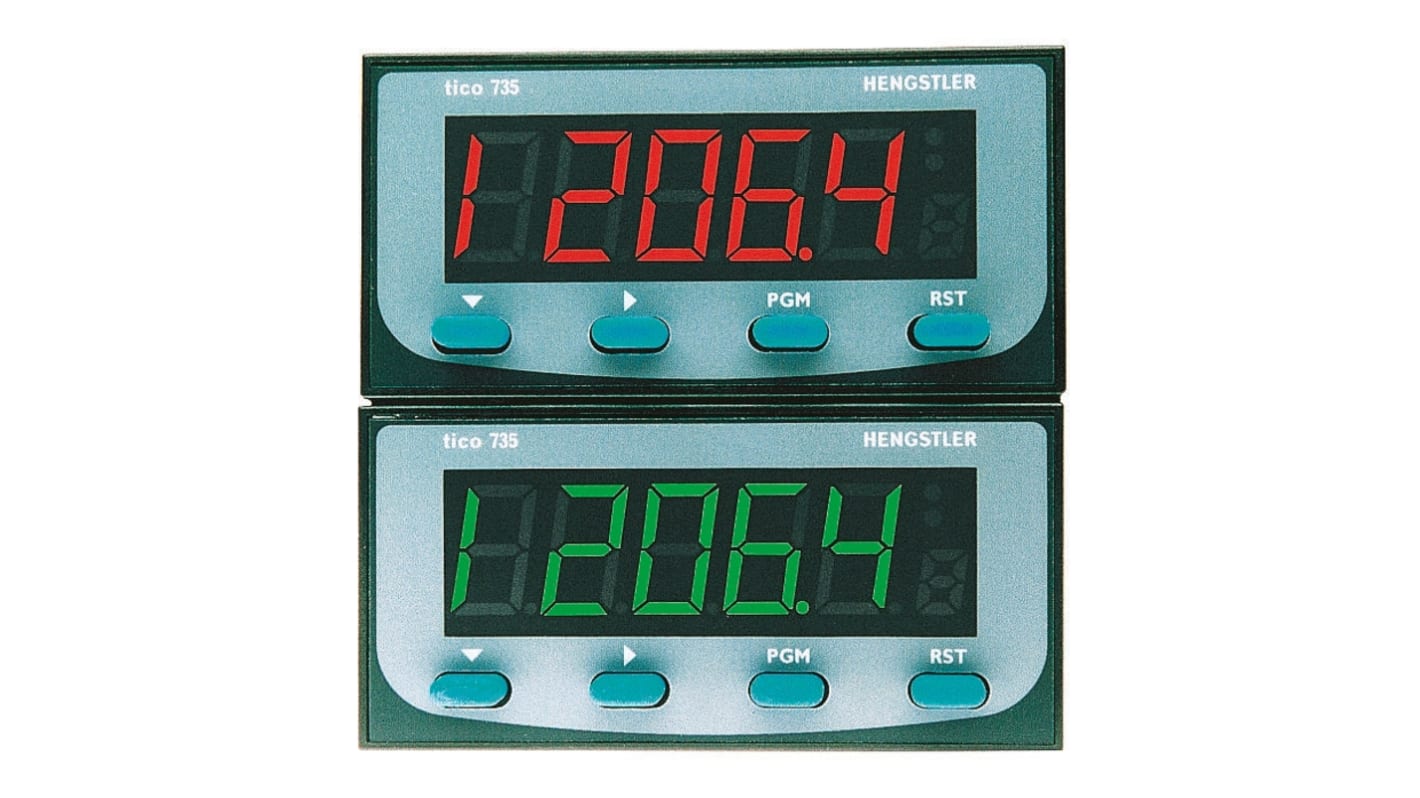 West Instruments Tico 735 LED Digital Panel Multi-Function Meter for Current, Voltage, 45mm x 92mm