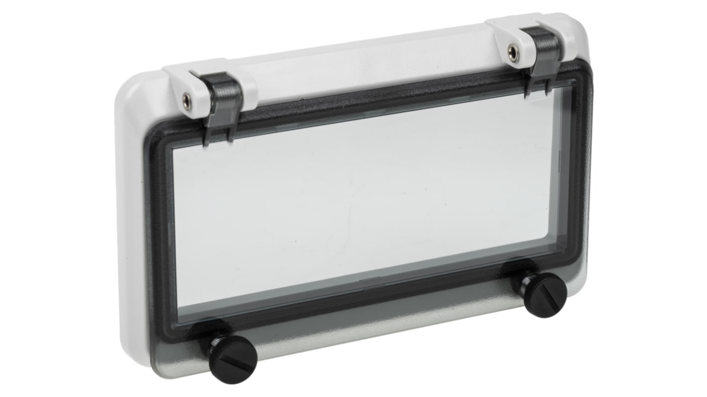 Ventana de inspección RS PRO de Policarbonato, 162mm x 94mm x 24mm, IP44, para DIN 46277-3, DIN 43880