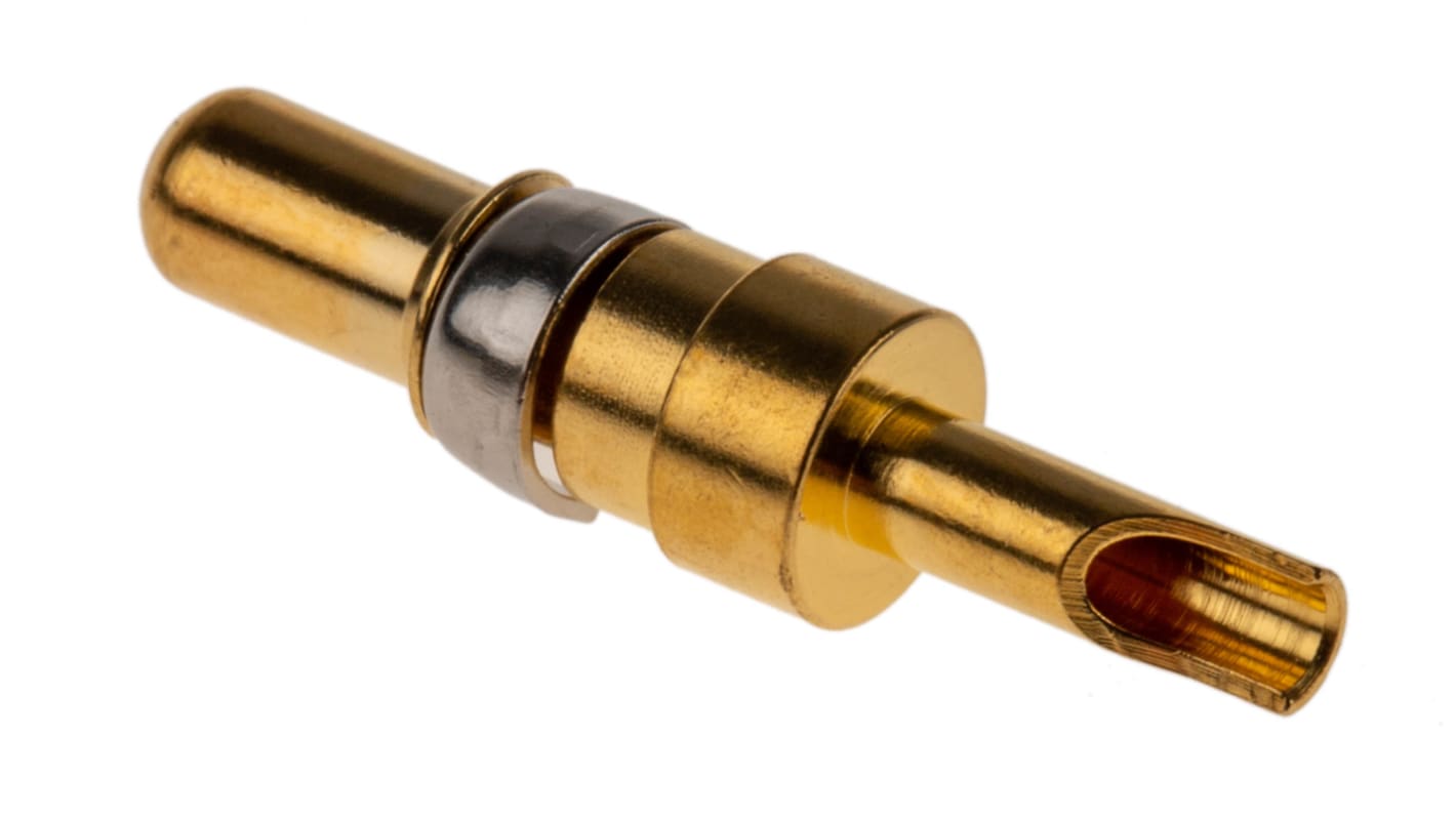 FCT from Molex, 172704 Series, Male Solder D-Sub Connector Power Contact, Gold over Nickel Power, 16 → 20 AWG