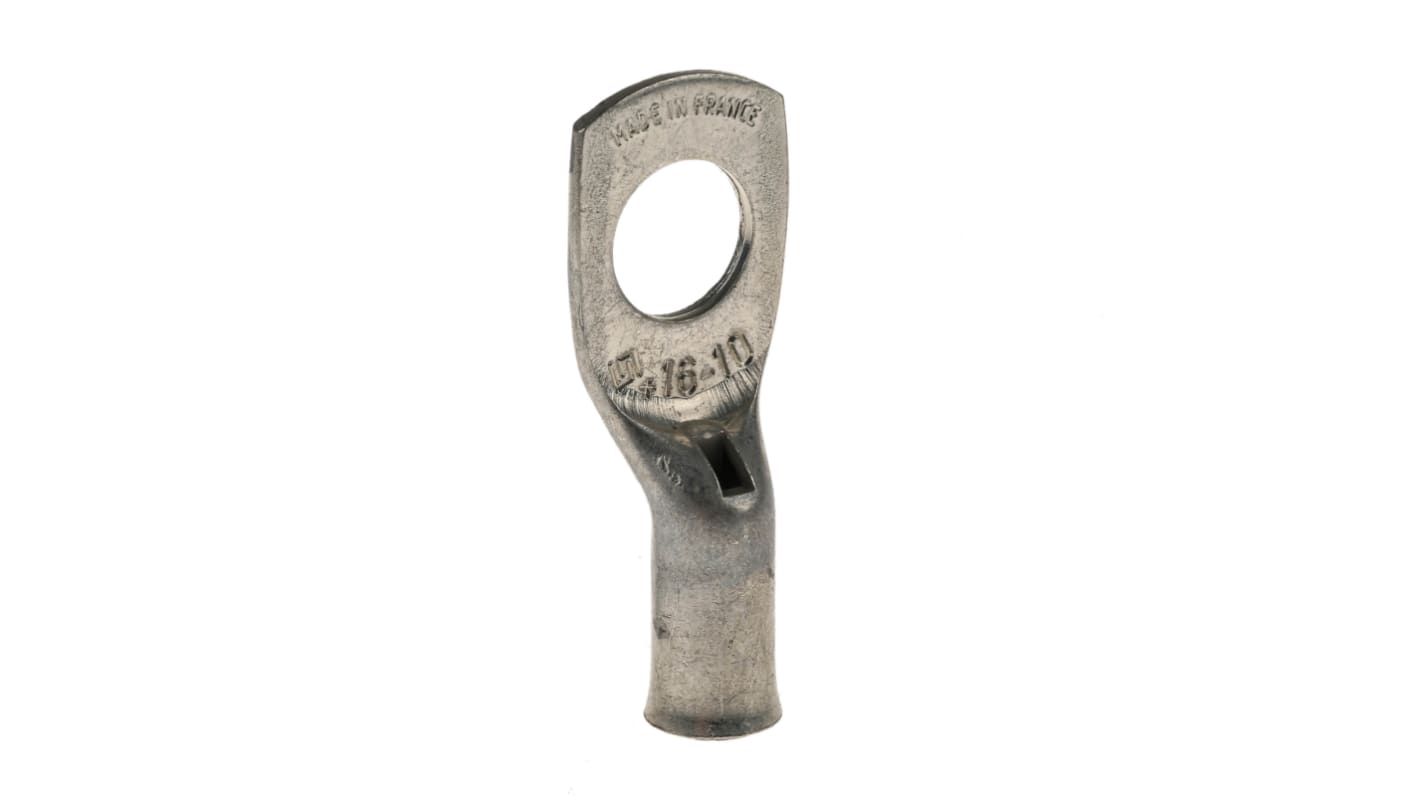 TE Connectivity 铜线鼻子, Φ10.3mm内环, 10mm螺栓, 16mm²线规, XCT系列