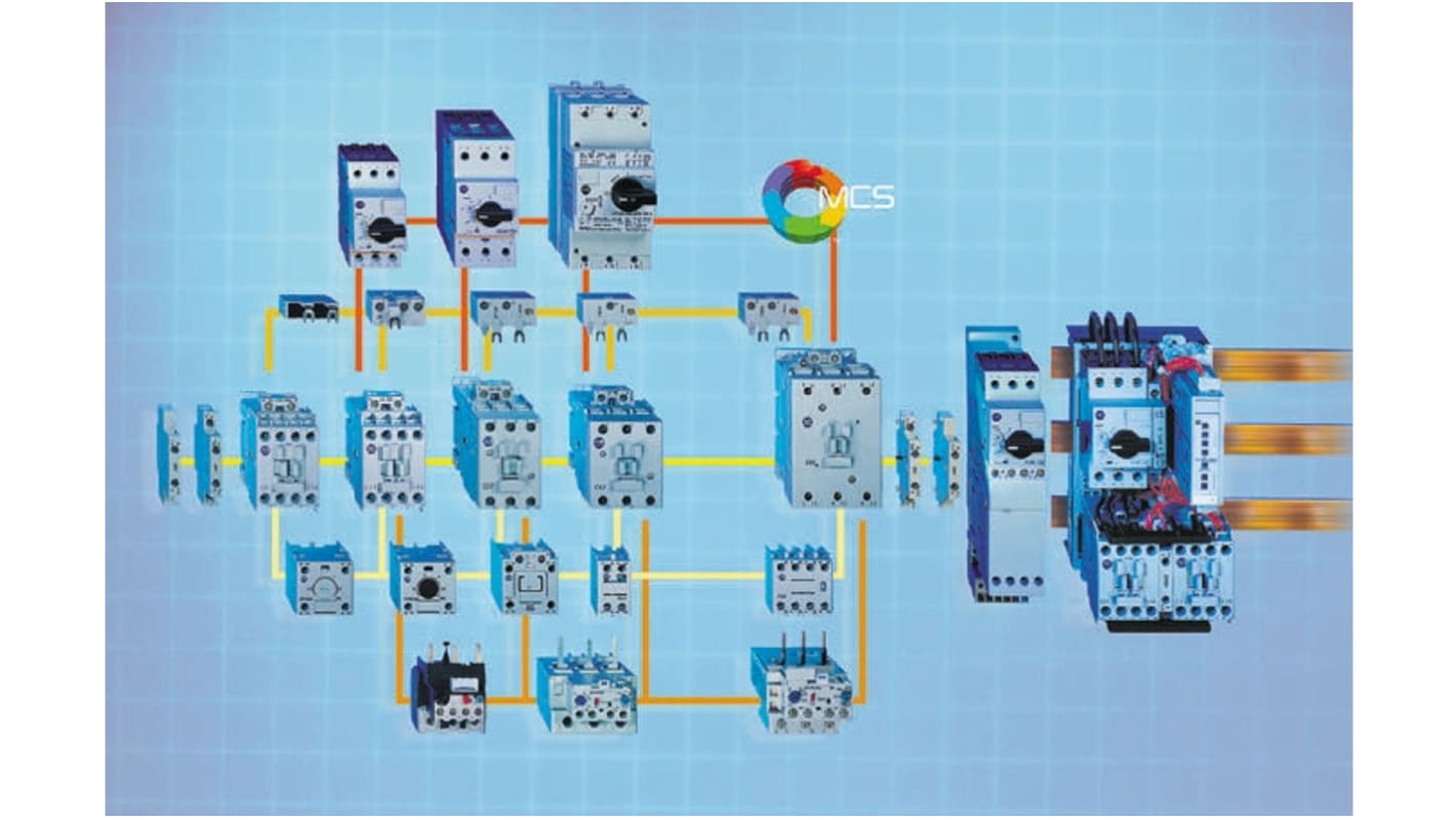 Allen Bradley 100 Series 100C Contactor, 230 V ac Coil, 3-Pole, 37 A, 18.5 kW, 3NO, 690 V ac