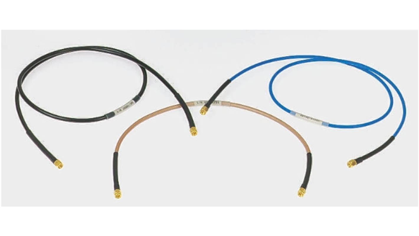 RS PRO Male SMA to Male SMA, 1m, RG233 Coaxial, Terminated50 Ω