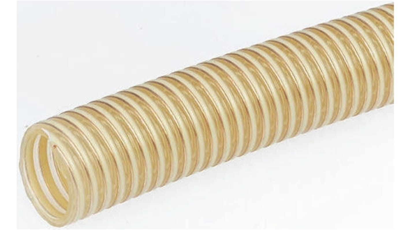 Conducto flexible, Amarillo, reforzado, Longitud 10m, Diám.int. 25mm, Diám.ext. 31.6mm, Radio de curvatura 120mm
