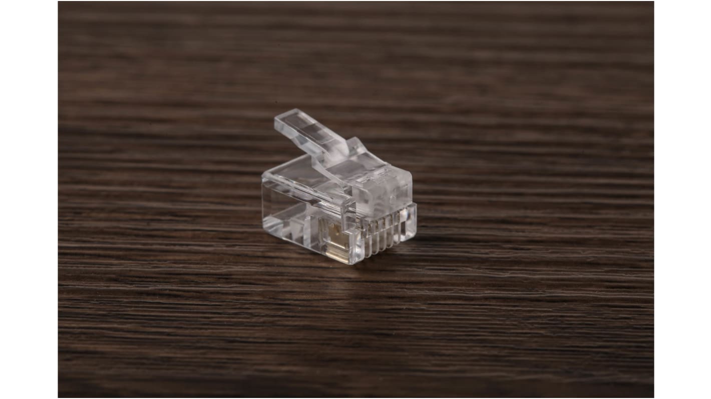 RS PRO Male RJ11 Connector, Cable Mount Straight 6P6C -Way