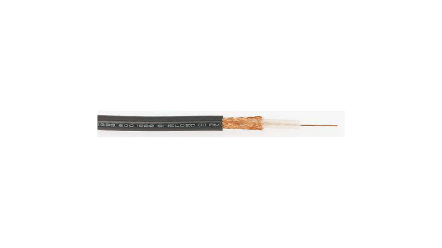 Belden 9244 Series, 152.4m, RG59/U Coaxial, Unterminated75 Ω