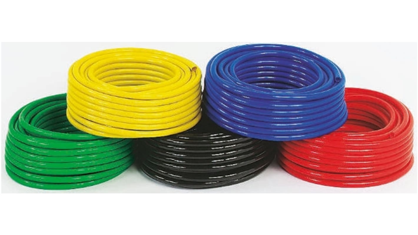 Tubo flessibile Nero RS PRO in PVC, Ø int. 6.3mm, L. 25m