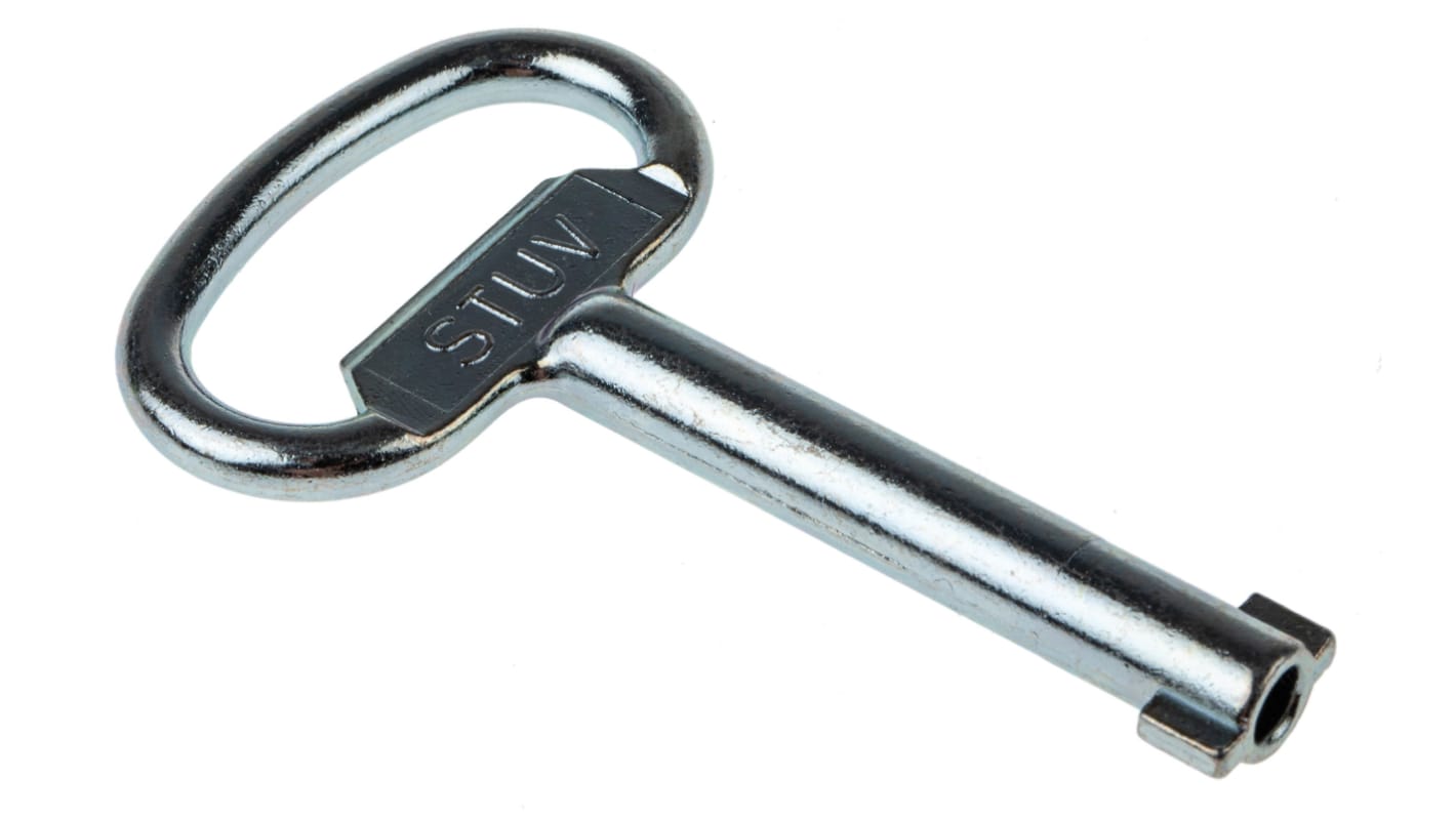 Steinbach & Vollman 1-way Control Cabinet Key, Double-Bit Key 5mm Capacity