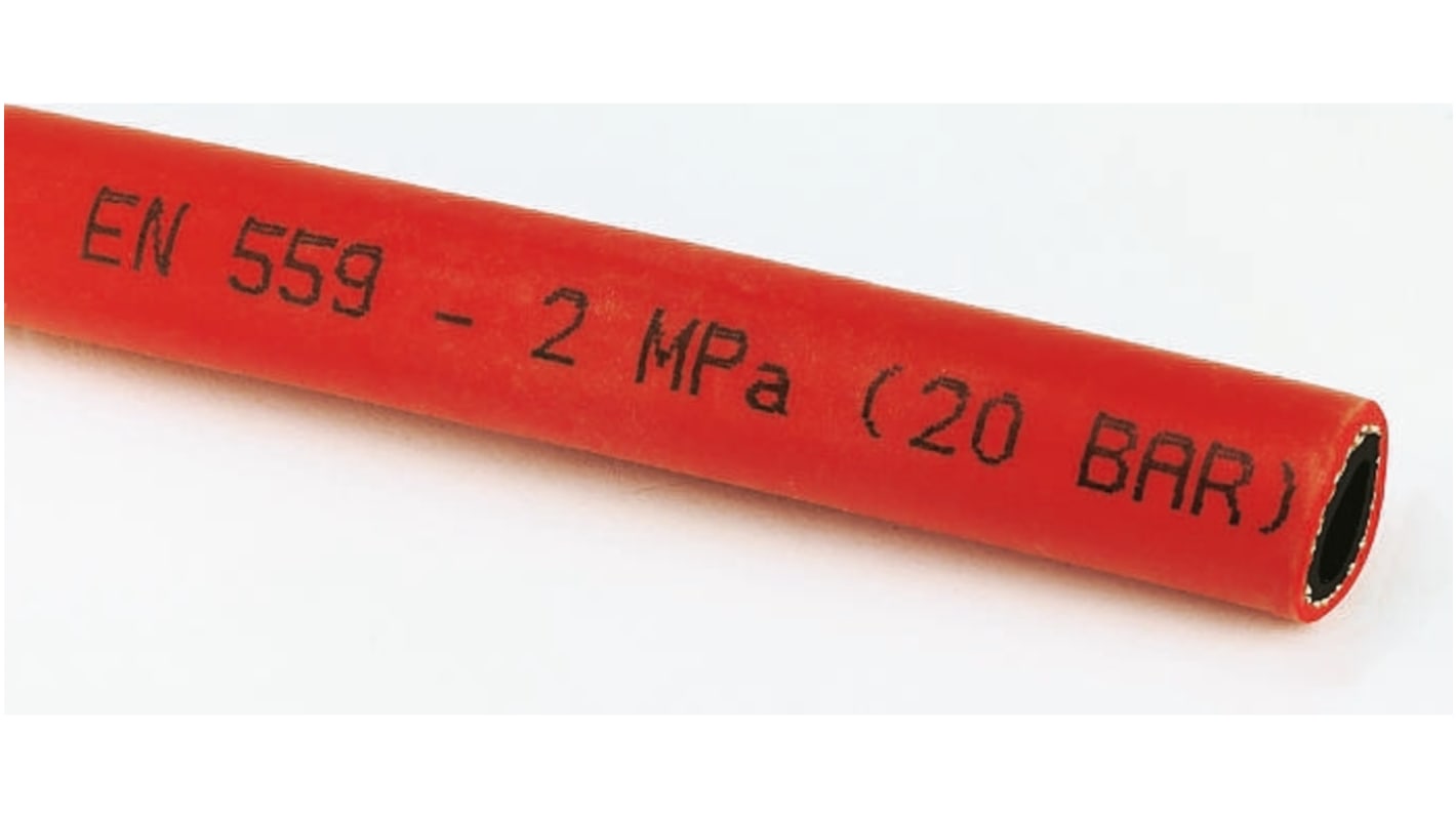Acetylene gas hose,Red 25m L 10mm ID