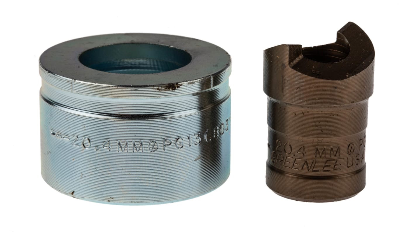 Greenlee Punch and Die Tool, 20.4mm, Circular, Hydraulic Operation