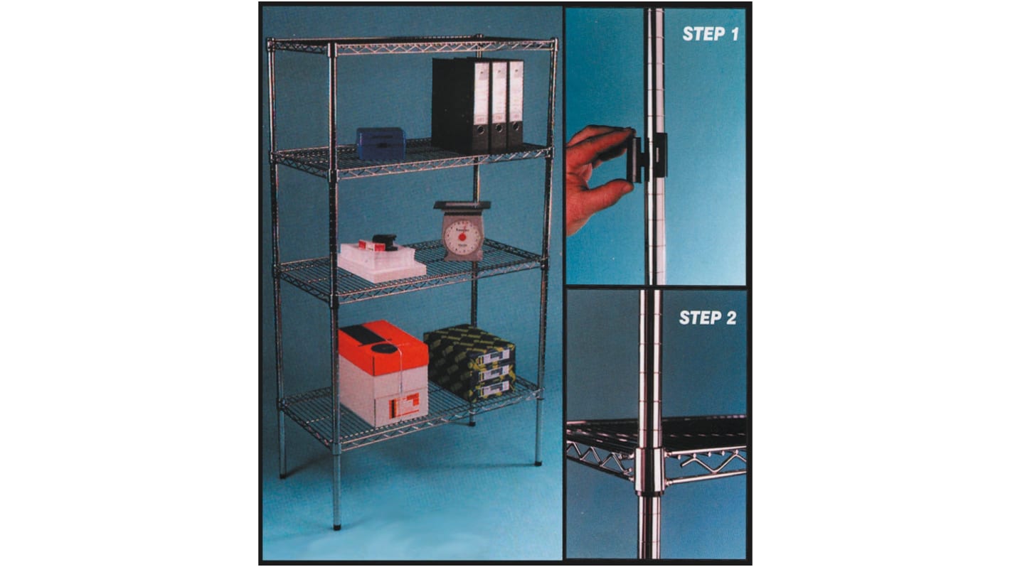 RS PRO Steel Wire Shelving Wire Shelf, 1220mm