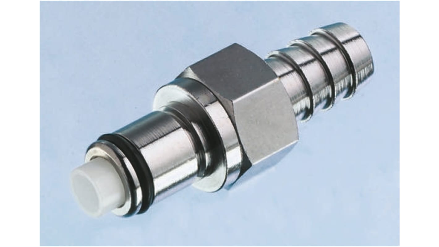 Colder Products Hose Connector, Straight Hose Tail Coupling 1/8in ID, 17.3 bar