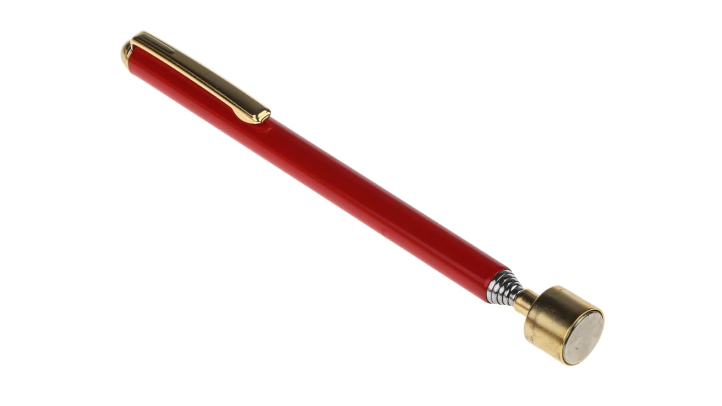 RS PRO 2.2kg Lift Capacity Magnetic, Telescopic Extendable Pick Up Tool, 635 mm Stainless Steel