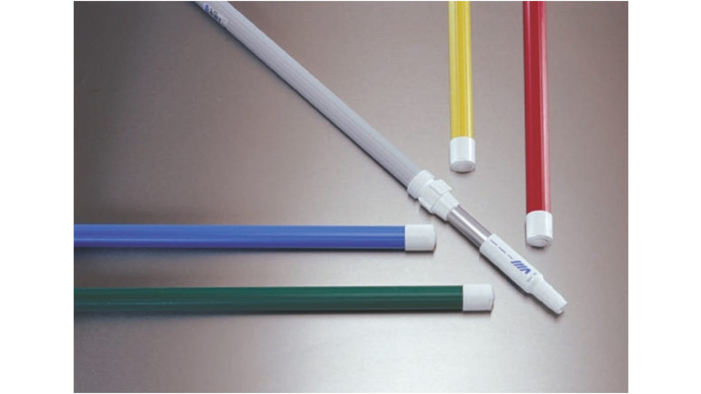 Mango de cepillo telescópico Vikan de Aluminio, color Azul, long. 1.575m, para usar con Escobilla Vikan, escobilla de