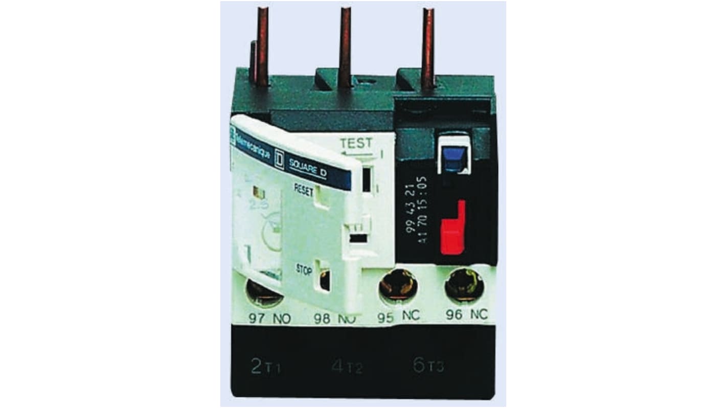 Schneider Electric TeSys D LRD Thermisches Überlastrelais 1 Schließer, 1 Öffner / 18 A, 70mm x 55mm