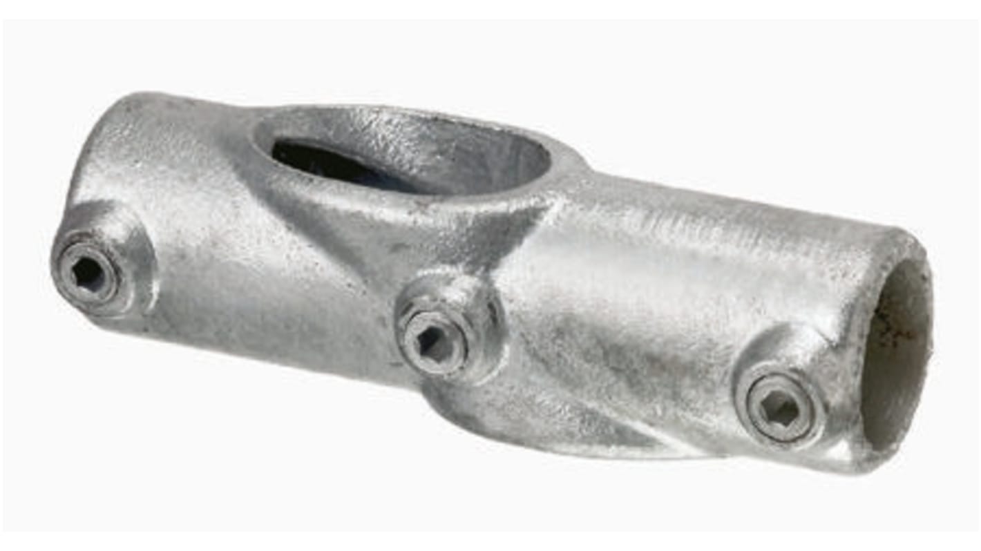 RS PRO Cross Clamp, Connecting Component, Strut Profile Type 1, Round Tube Size Type 1