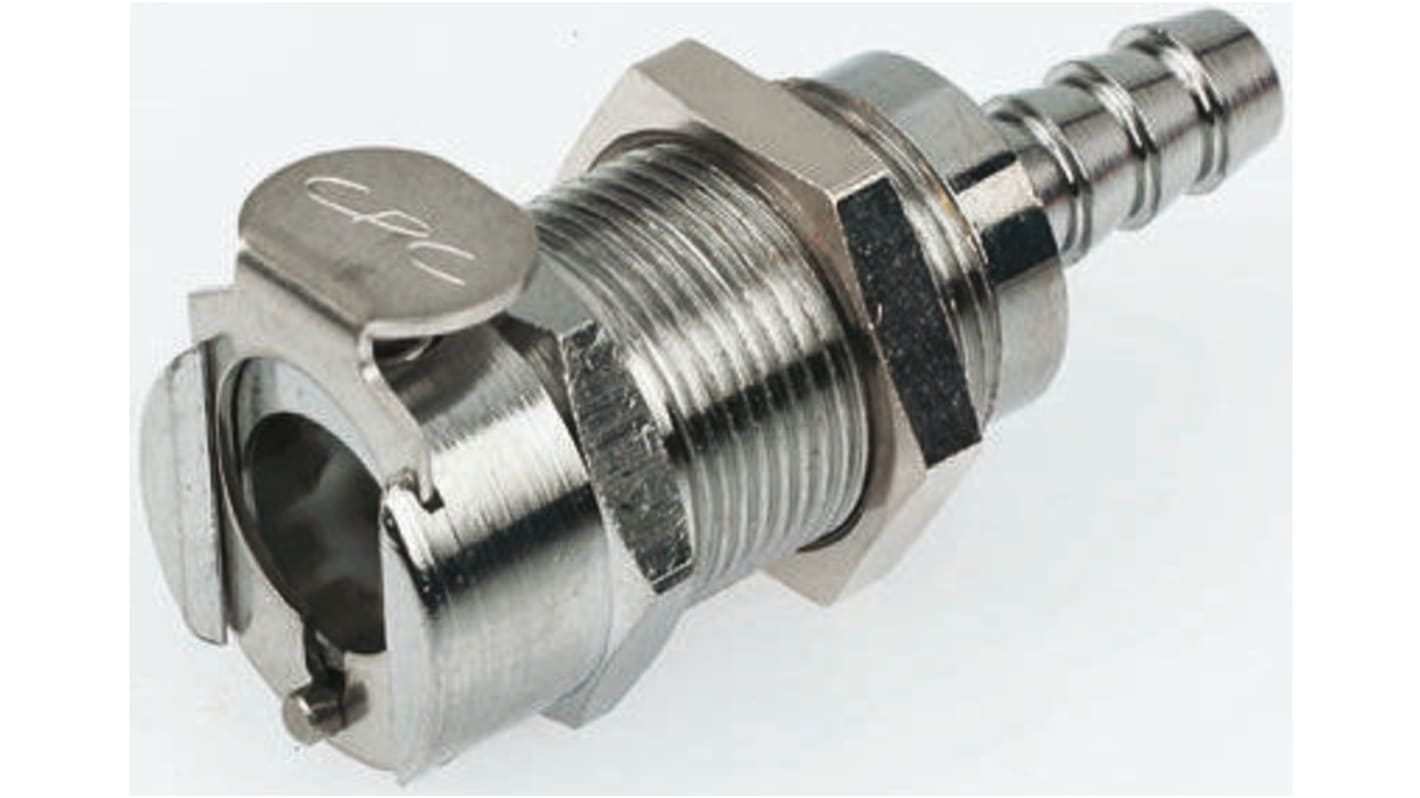 Colder Products Hose Connector, Straight Hose Tail Coupling 1/4in ID, 17.3 bar