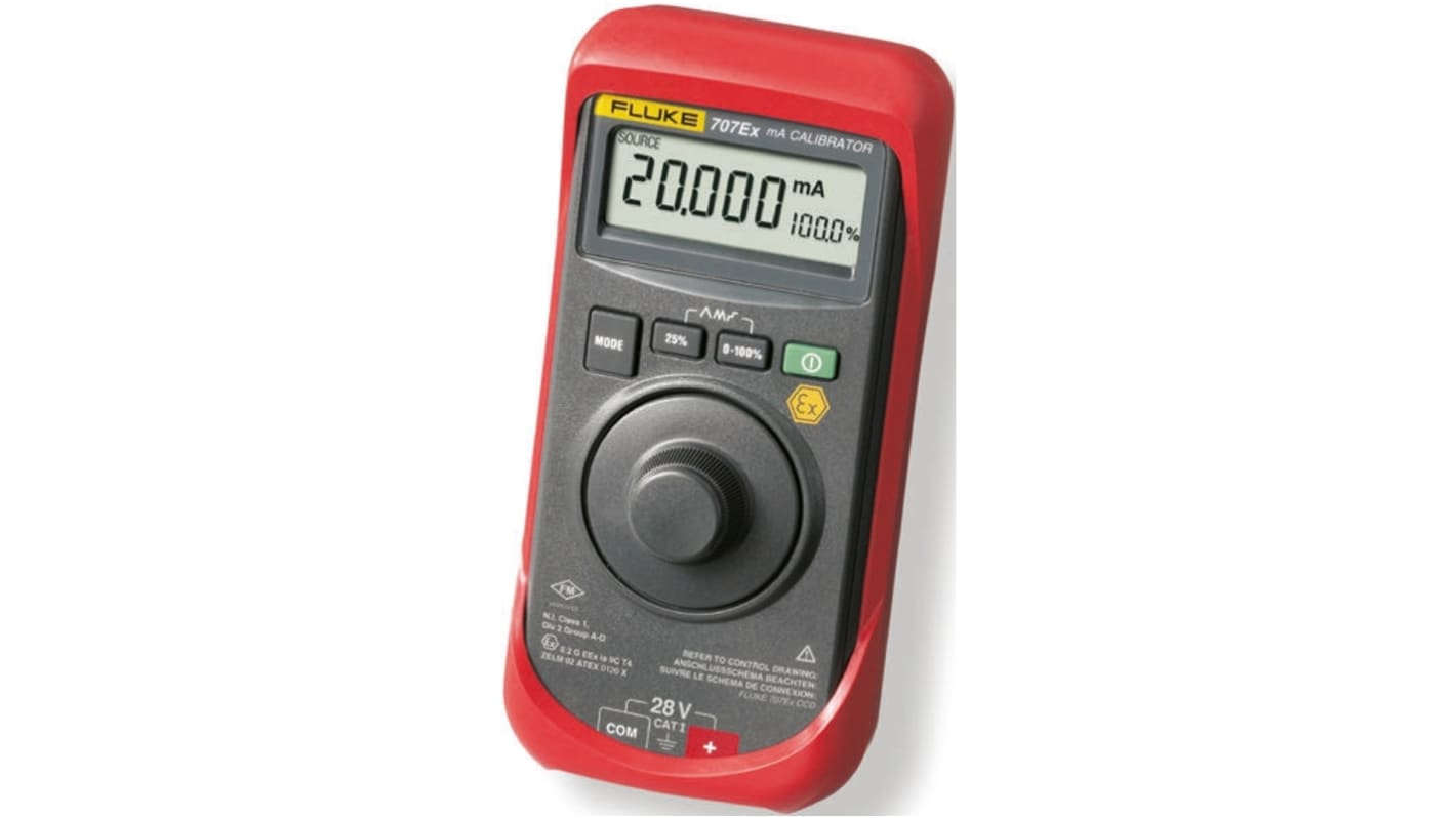 Fluke 707EX, 24mA Loop Calibrator - RS Calibration