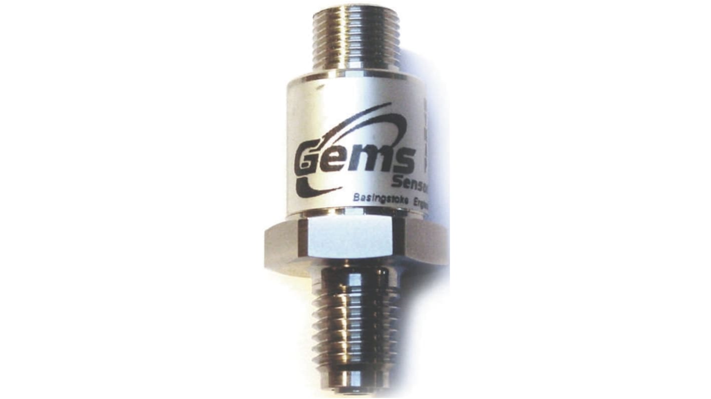 Gems Sensors Pressure Sensor, 0bar Min, 1600bar Max, Analogue Output, Relative Reading