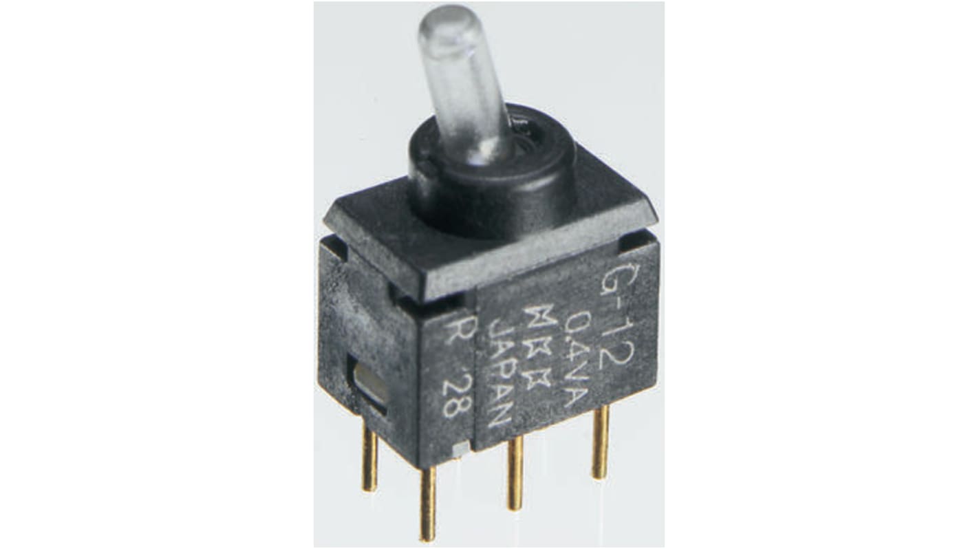 SPDT red LED illuminated toggle switch