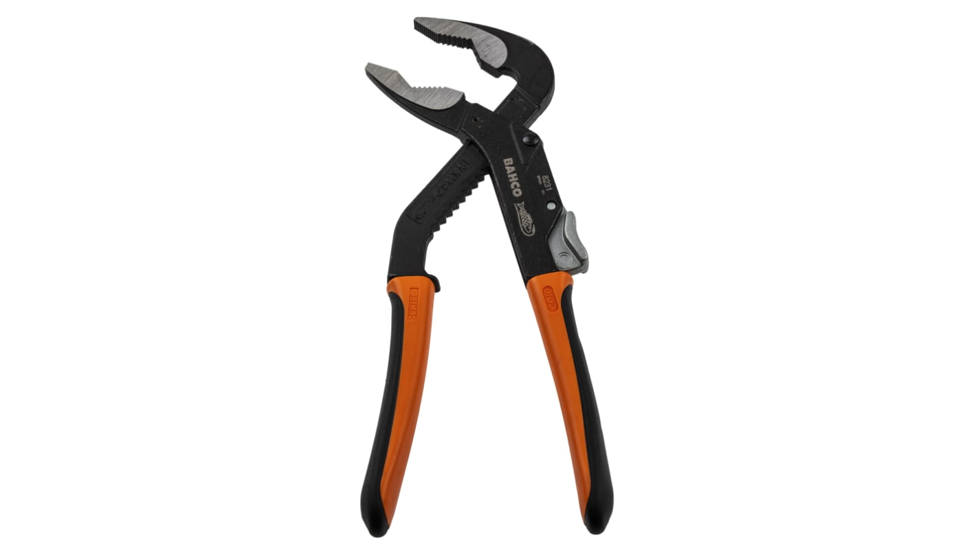Bahco Wasserpumpenzange / Backen 53,5mm 4-teilig gebogen 225 mm