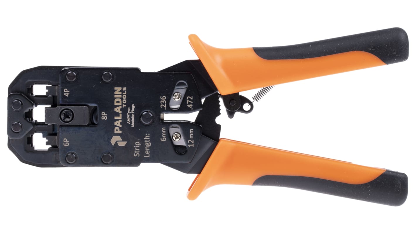 Pinza crimpatrice Tempo, Connettore RJ9, connettore RJ11, connettore RJ12, connettore RJ45