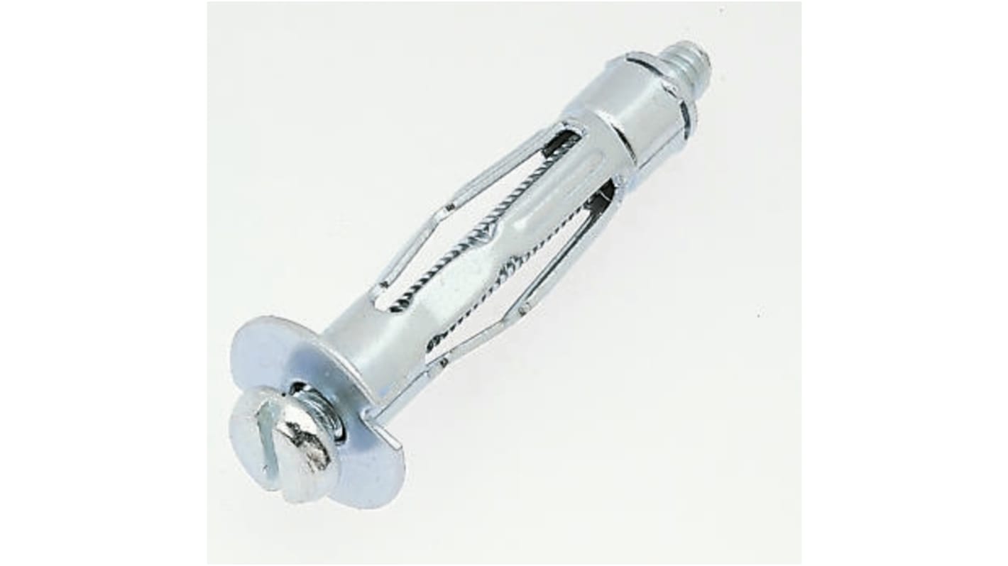 RawlPlug Steel Expanding Bolt Cavity Fixing, 12mm fixing hole diameter