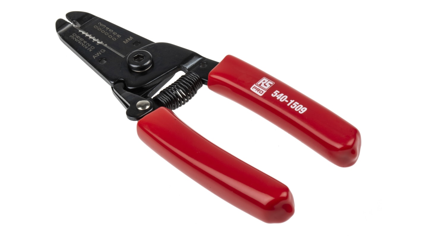 RS PRO Wire Stripper, 0.2mm Min, 0.8mm Max, 155 mm Overall