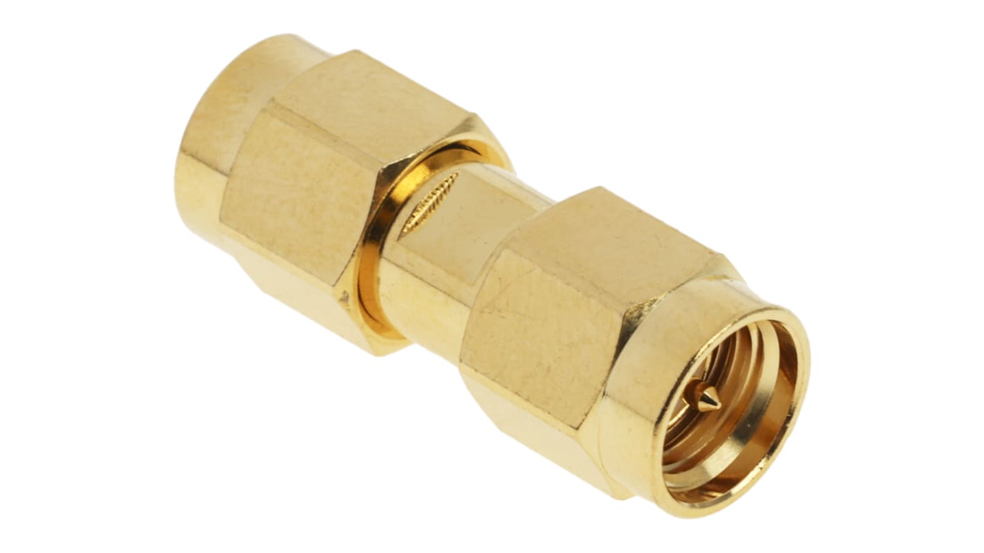 HF Adapter, SMA - SMA, Male - Male, Gerade, 18GHz, Halbstarr