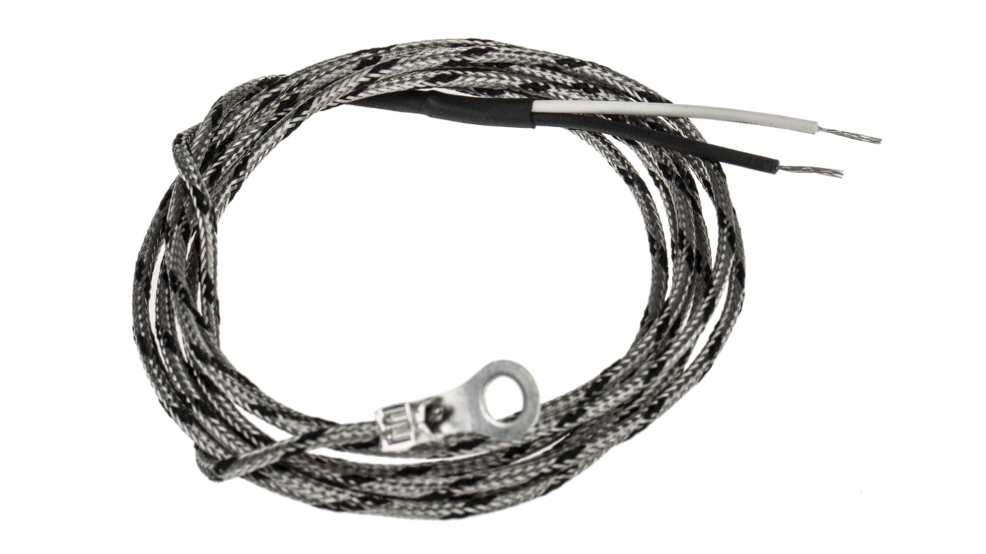 RS PRO Type J Thermocouple 2m Length, 6mm Diameter → +350°C