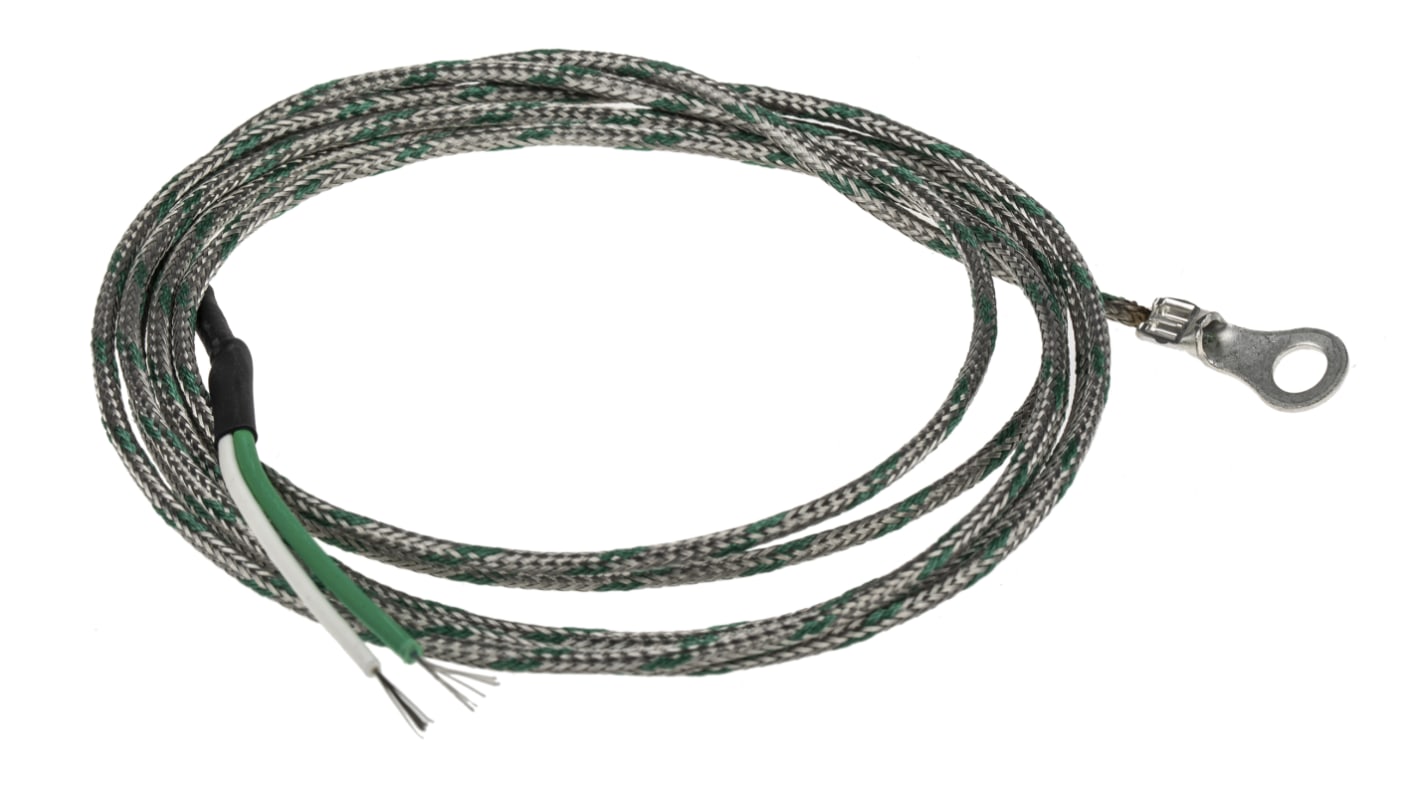 RS PRO Type K Thermocouple 2m Length, 6mm Diameter → +350°C