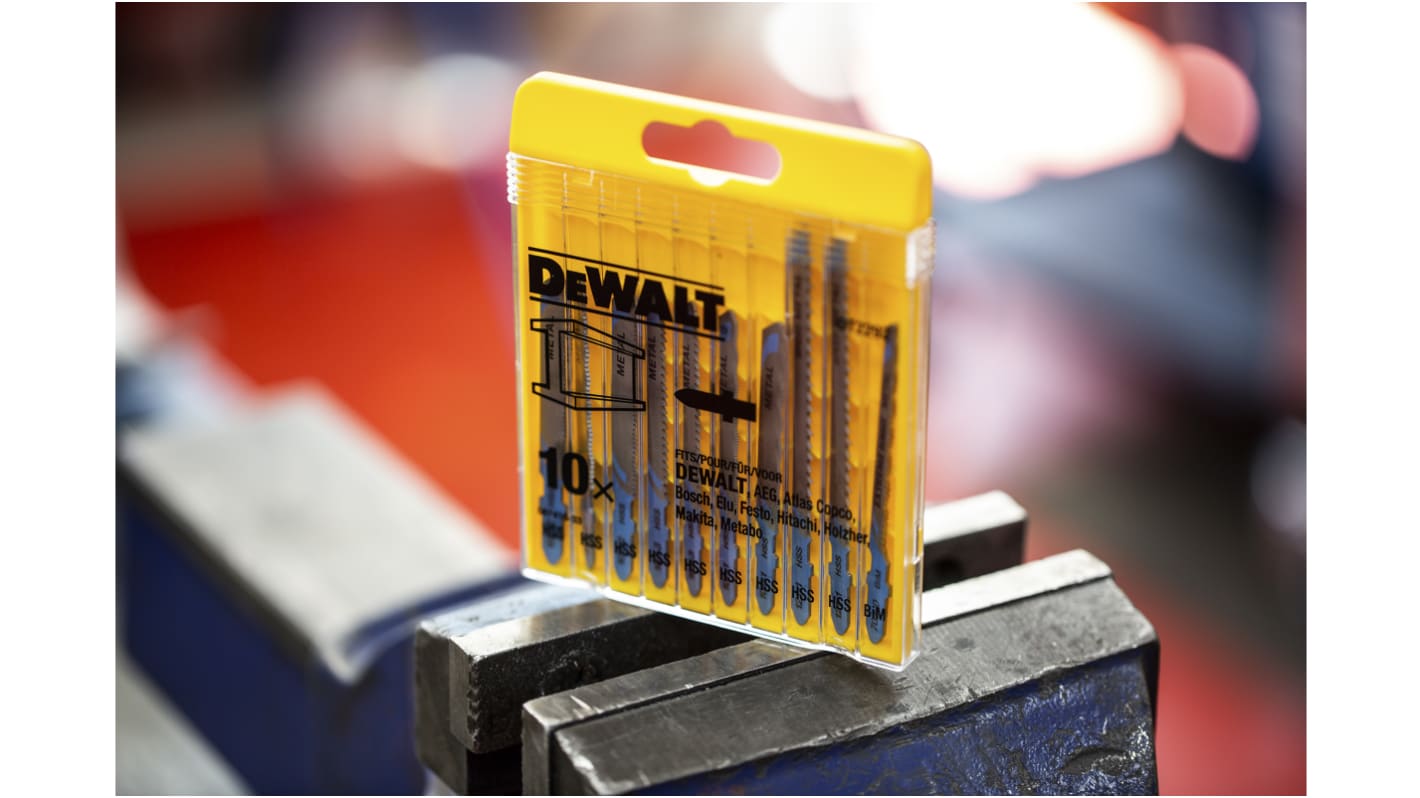 DeWALT 50mm Cutting Length Jigsaw Blade, Pack of 10