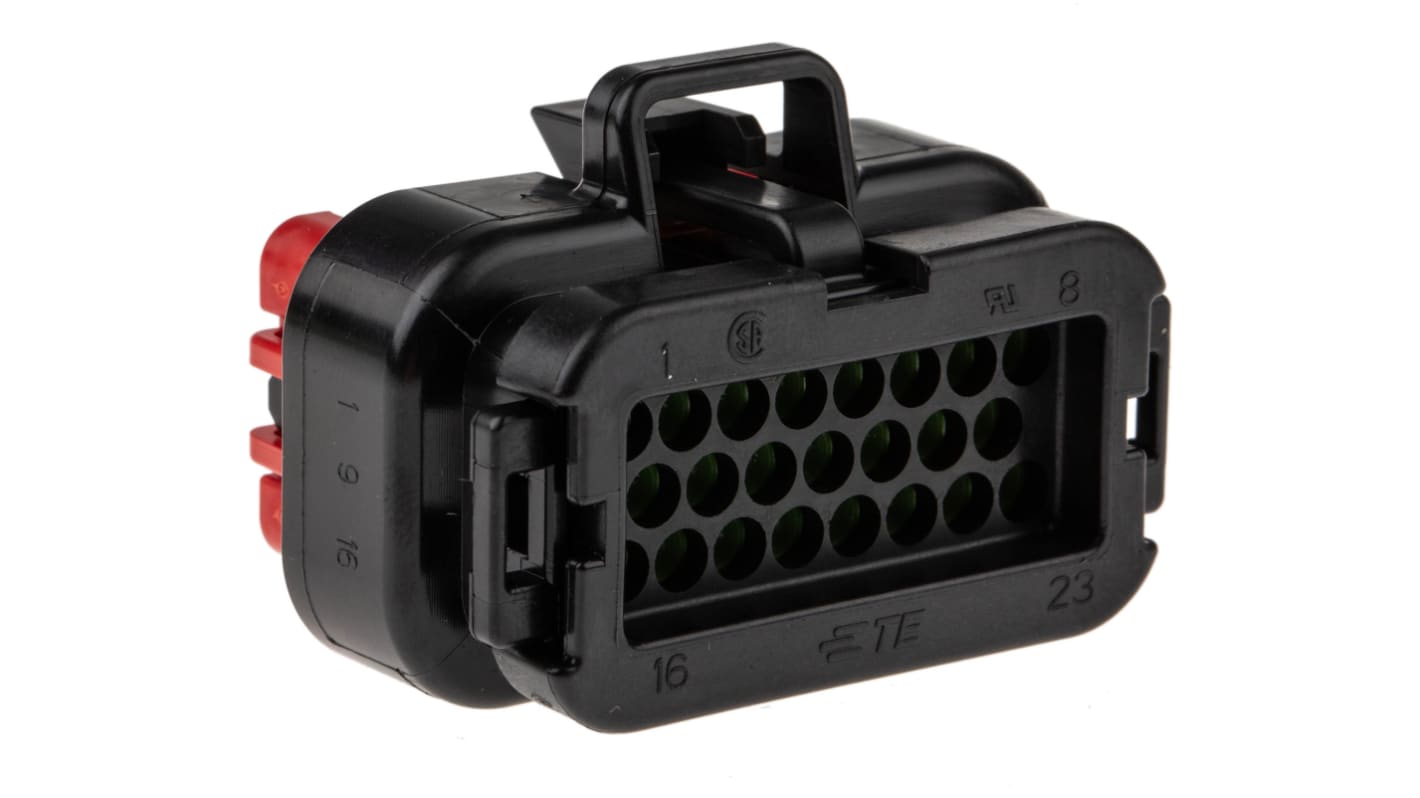 Connettore automotive TE Connectivity Maschio, 23 vie, 3 file