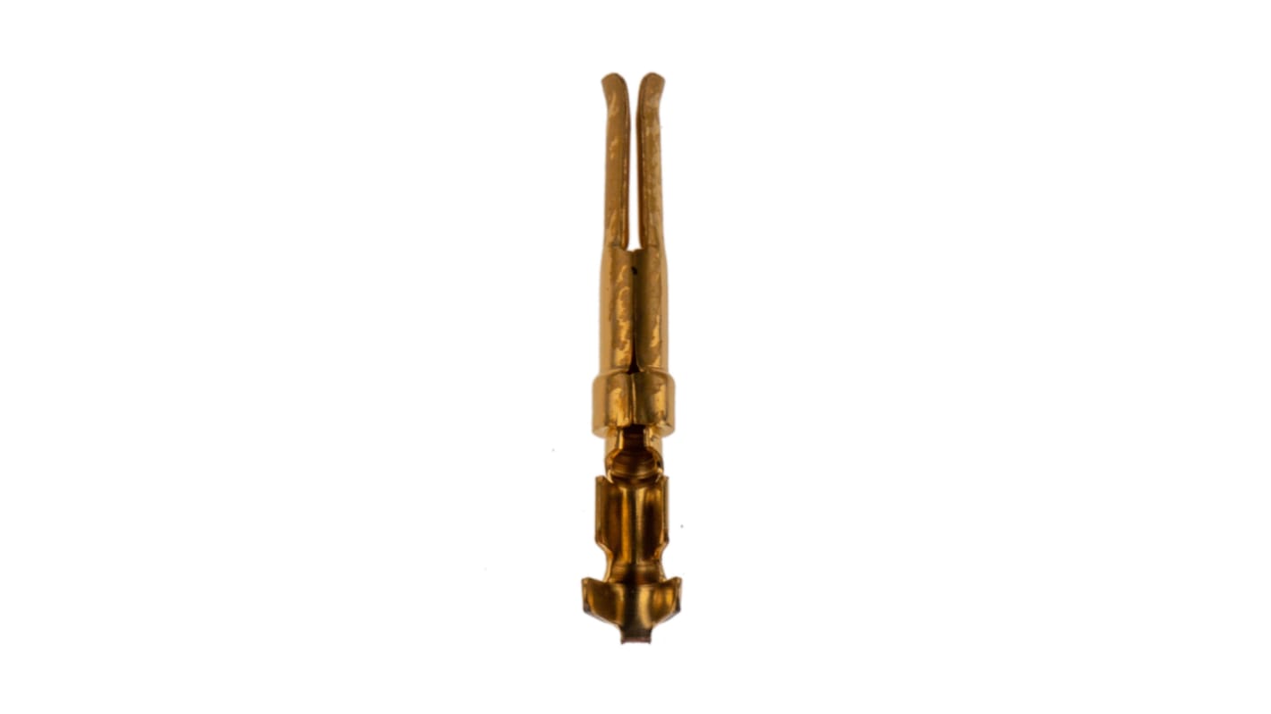 TE Connectivity D-Sub触点, 母座, 尺寸20, 压接端接, 24 → 20 AWG, 3.7A, 14.1mm长, 金镀镍磷铜, AMPLIMITE HDP-20系列