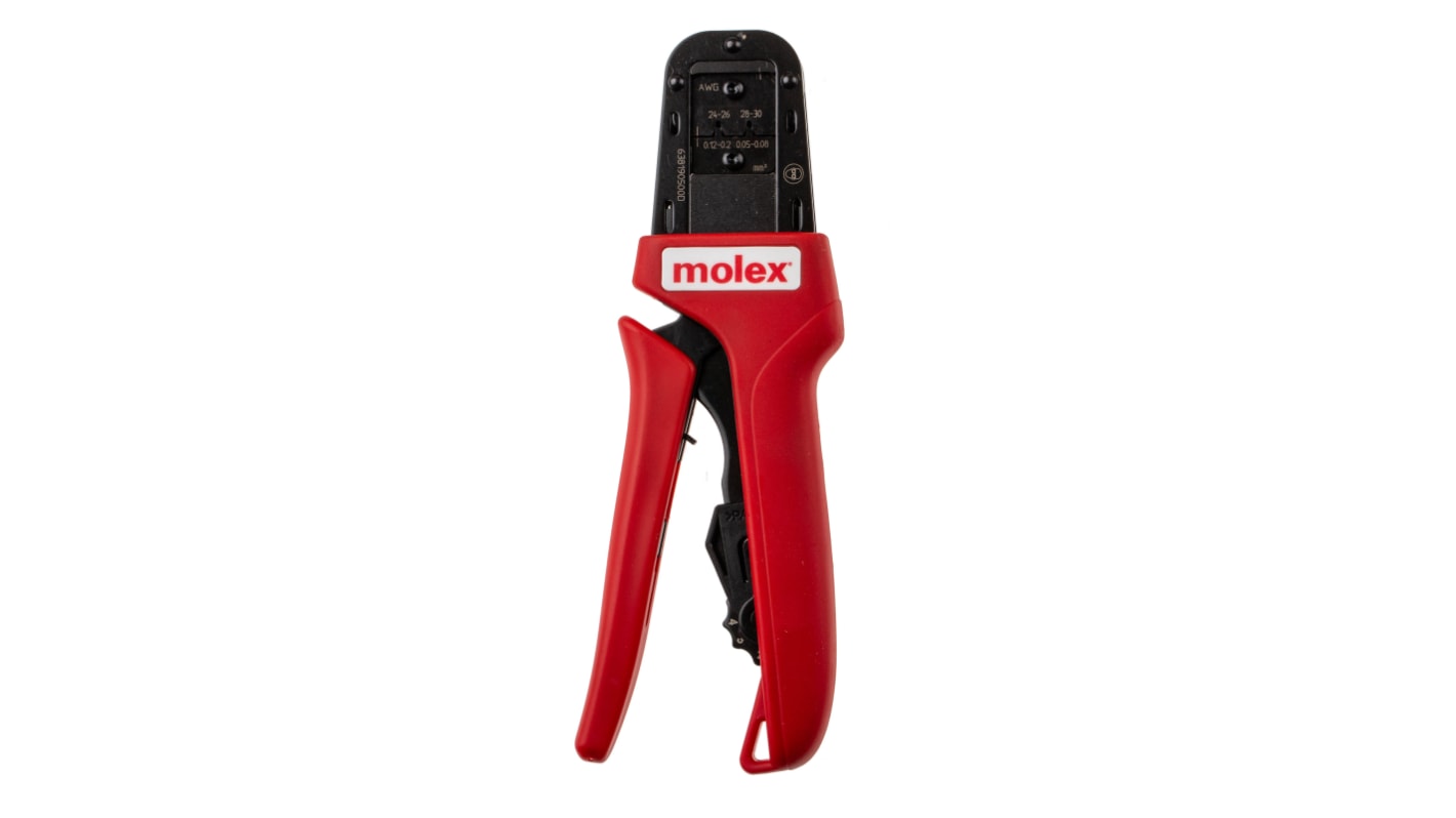 Molex 圧着工具, ワイヤ寸法:30 → 24AWG, 圧着工具, 207129 Molex 圧着工具, ワイヤ寸法:30 → 24AWG, 圧着工具, 207129