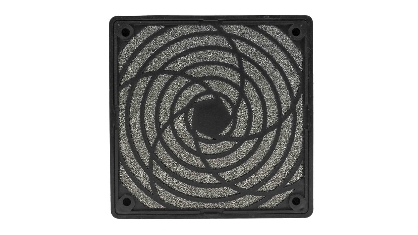 RS PRO Fan Filter for 120mm Fans, PUR Filter, ABS Frame, 122 x 122mm