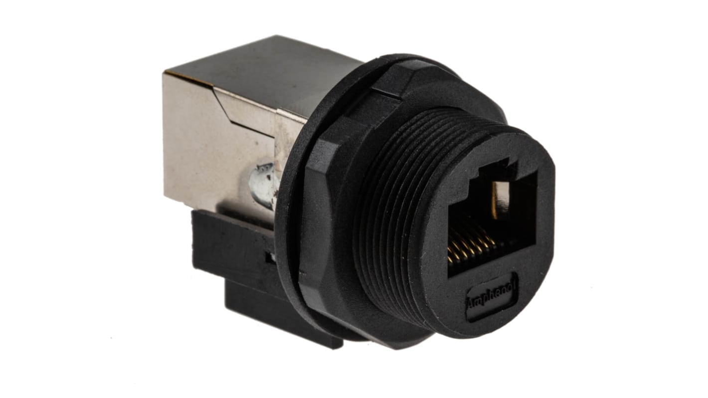 Connettore RJ45 Femmina Amphenol Socapex, Montaggio a pannello
