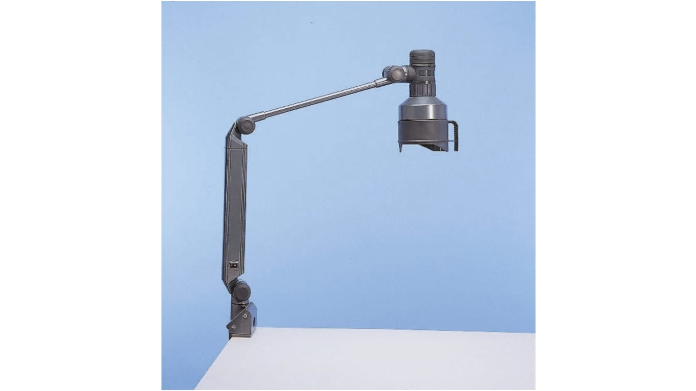 Fluorescent Machine Light, 230 V, 13 W, Adjustable Arm, 800mm Reach, 800mm Arm Length
