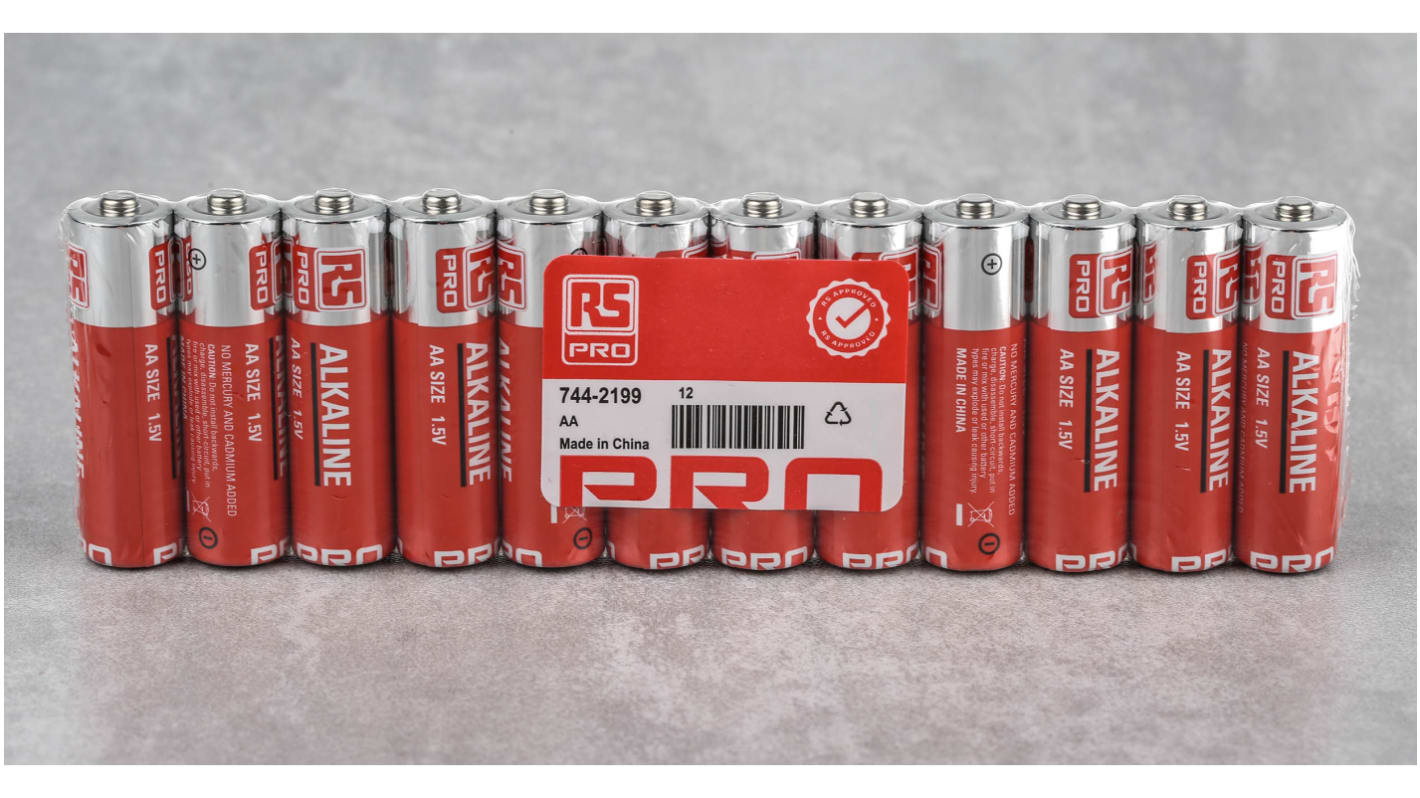 RS PRO 単3乾電池, 1.5V 2.2Ah