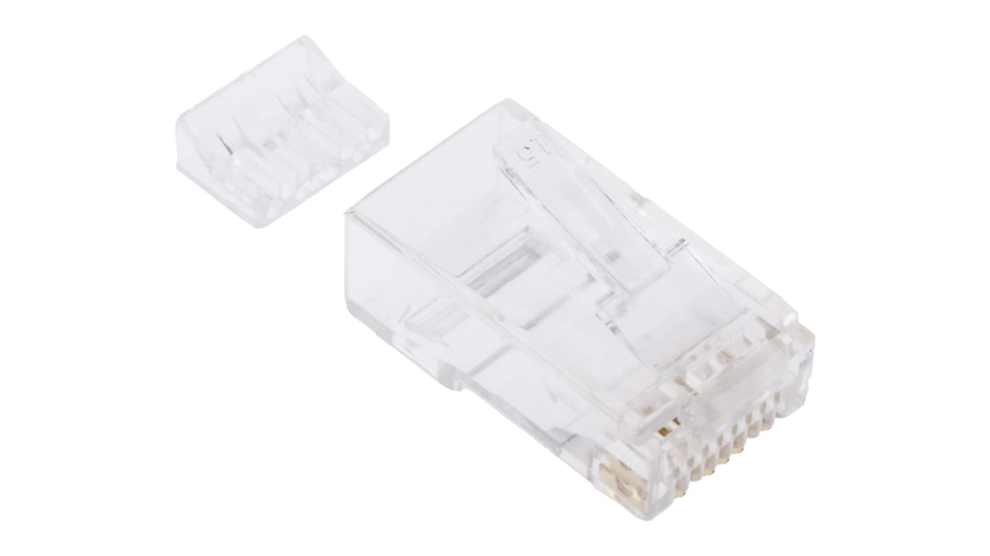 RS PRO Male RJ45 Connector, Cable Mount, Cat6, Cat6a, UTP Shield