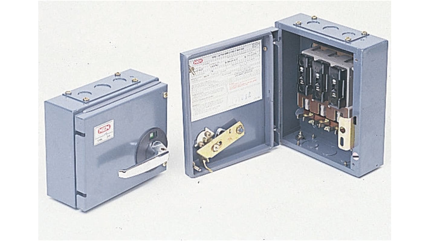 Interruptor seccionador con fusible Eaton Bastidor cerrado, 63A, 1P, Fusible SB4 Exel 2