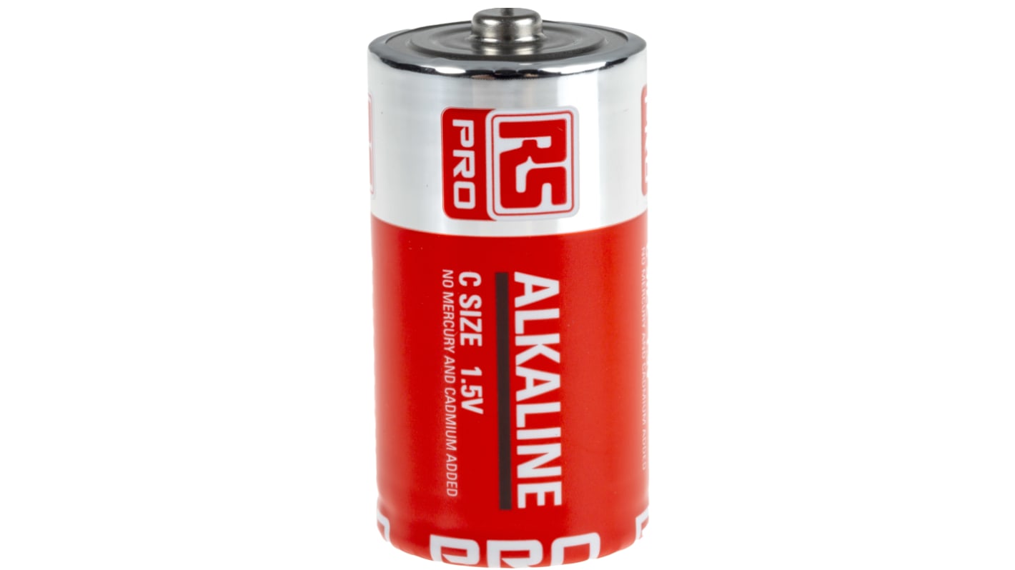 RS PRO 1.5V Alkaline C Batteries