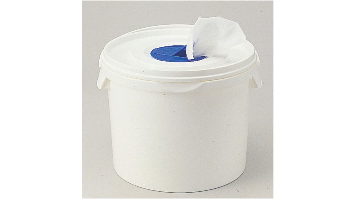 RS PRO Tub of Ethanol, Methanol, Orange Terpenes Hand Wipe - 150 Wipes