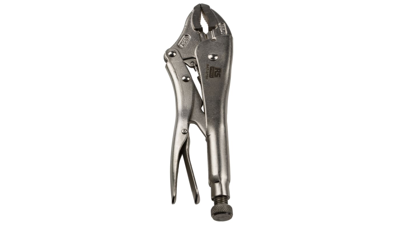 RS PRO Locking Pliers, 254 mm Overall