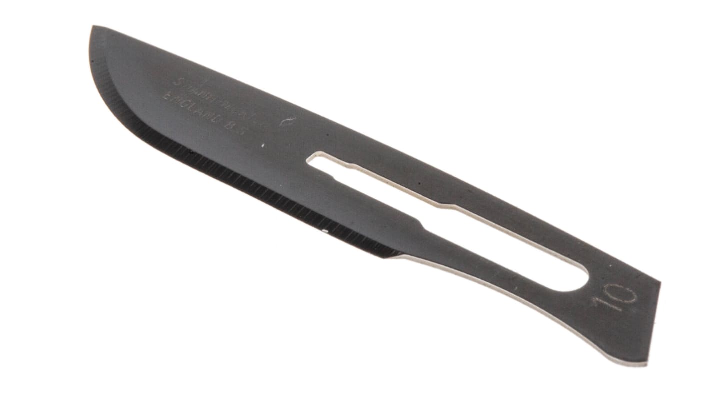Swann Morton Carbon Steel Scalpel Blade No.10 100 per Package