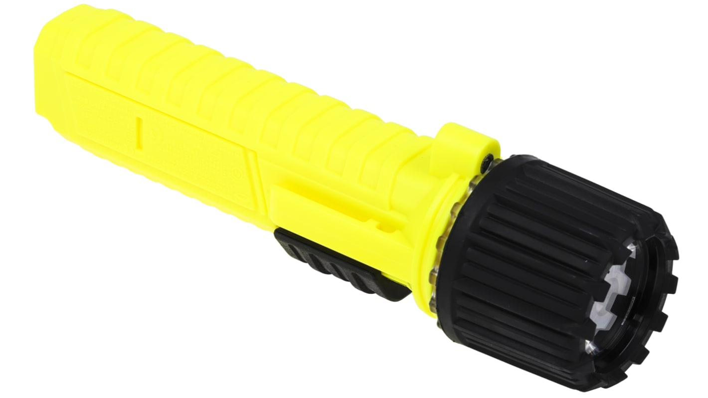 RS PRO ATEX LED Torch Yellow 157 lm, 172 mm